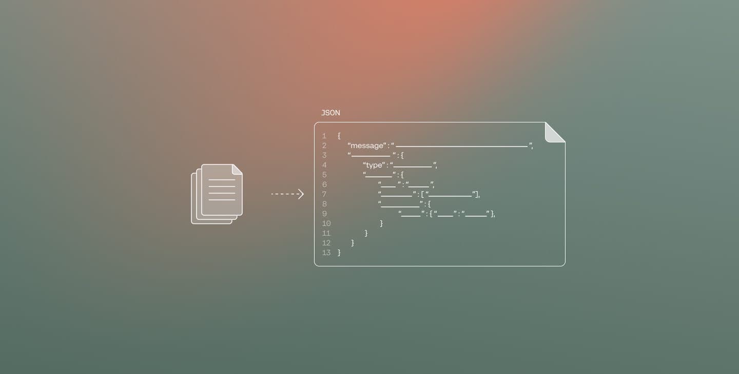Introducing structured outputs with JSON response format